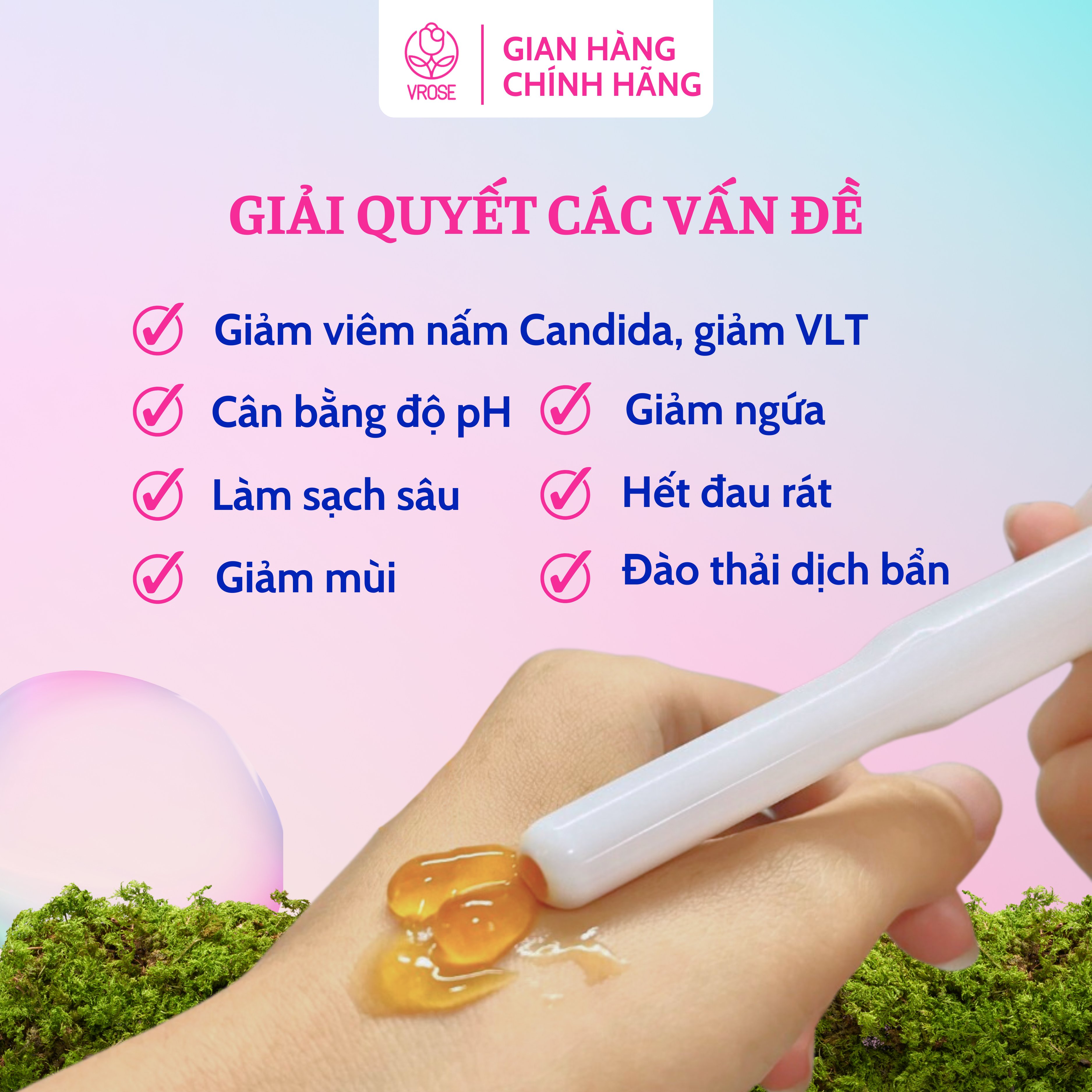 Combo sạch thơm nồng nàn vùng kín Vrose