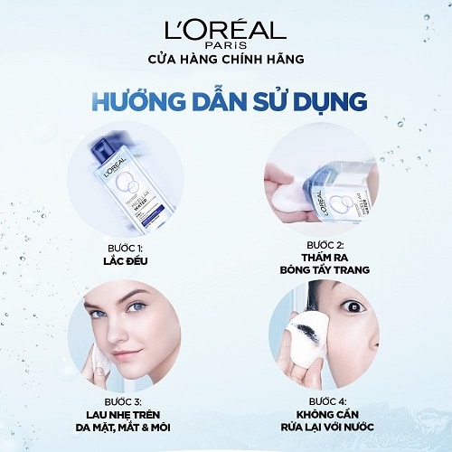 [HCM]Nước Tẩy Trang LOreal Paris 3-In-1 Micellar Water 400Ml