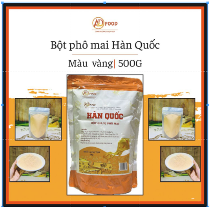 500g bột phô mai lắc Hàn Quốc