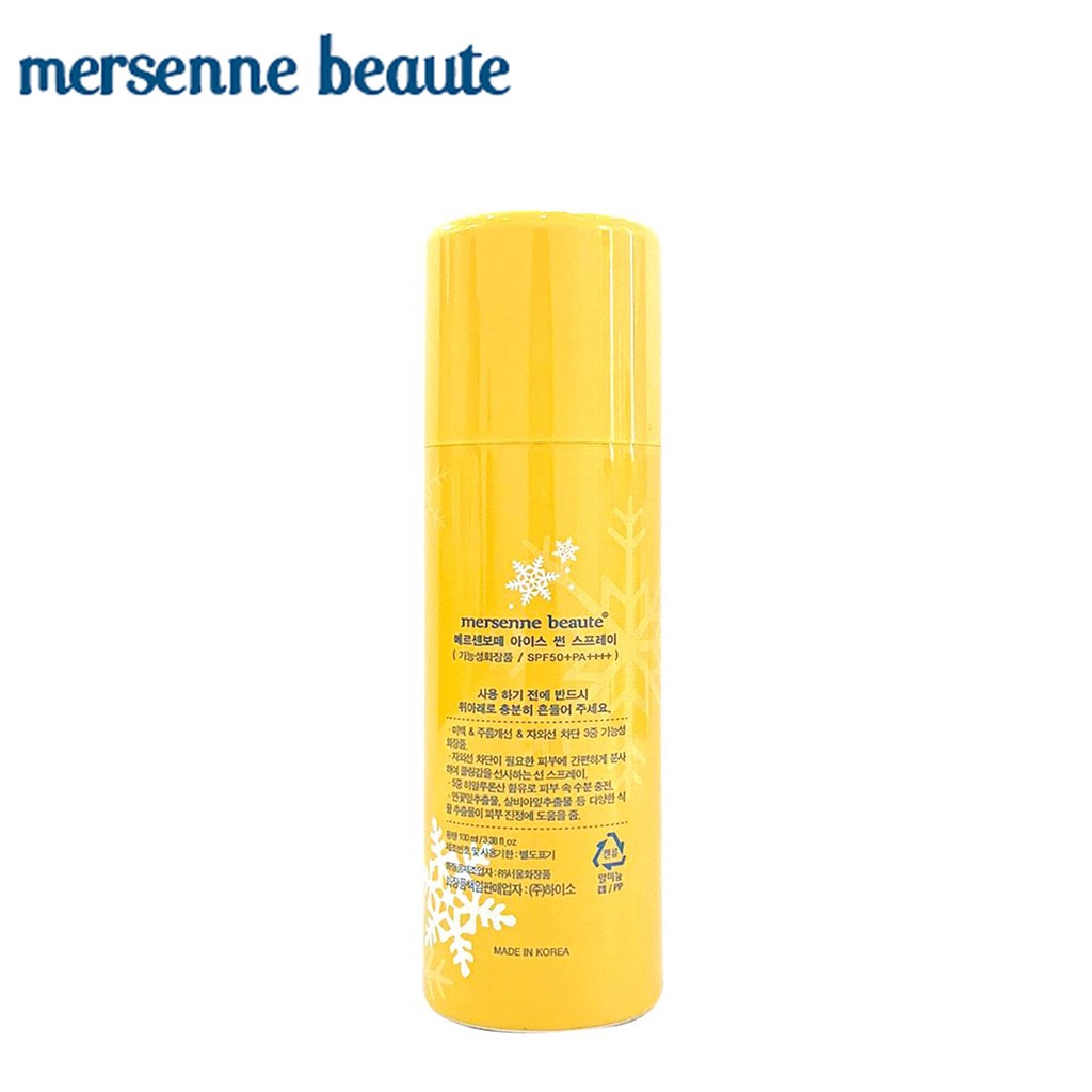 {Thanh Lý} Xịt Chống Nắng Ice Sun Spray Mersenne Beaute 100Ml date 3/2023