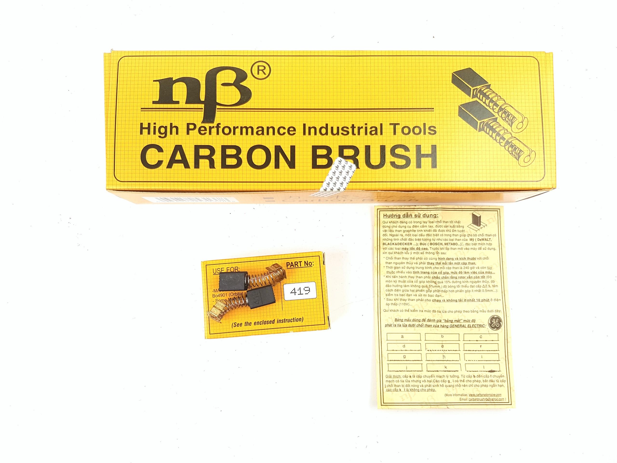chổi than NB 419
