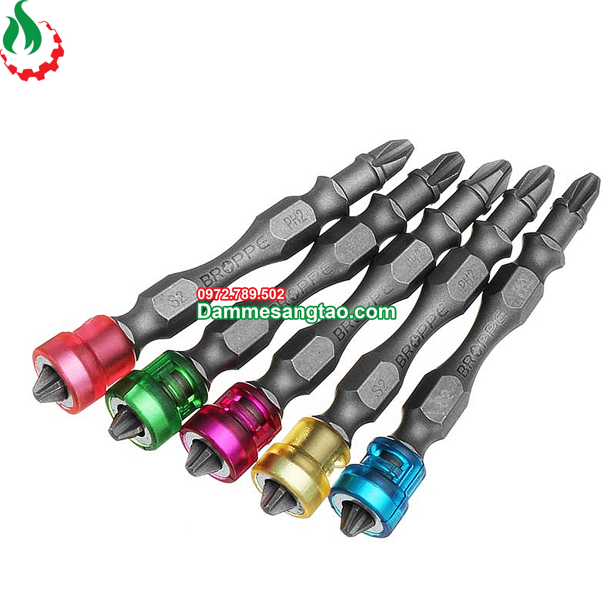 Mũi vít 4 cạnh có nam châm trợ lực bropee