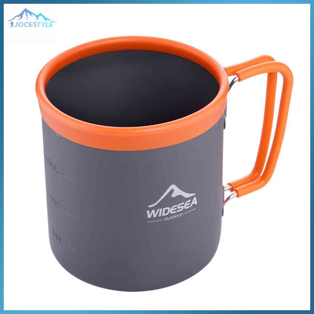 Cốc Cắm Trại Bằng Nhôm WIDESEA Bộ Đồ Ăn Ngoài Trời, Cốc Uống Nước Dã Ngoại Du Lịch