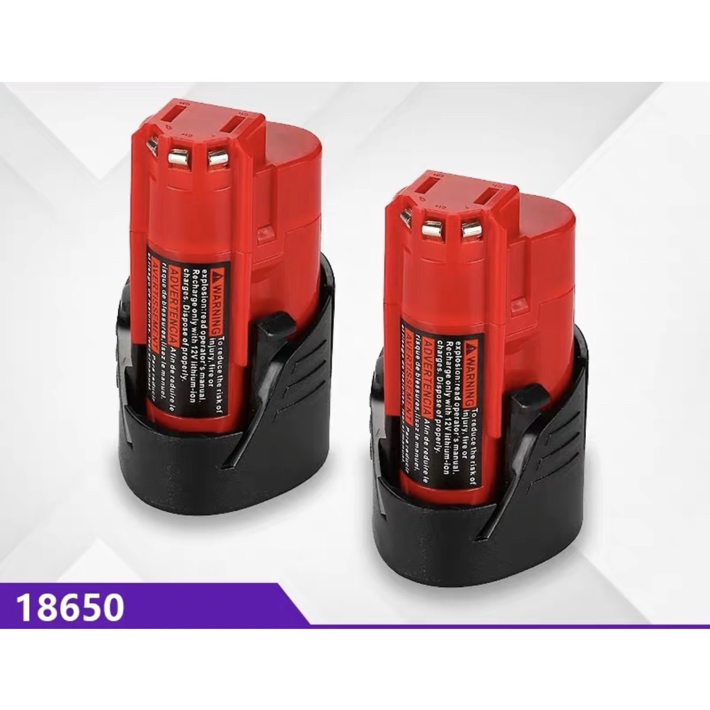 Pin m12 milwaukee 10.8 -12 vol nhận sạc zin