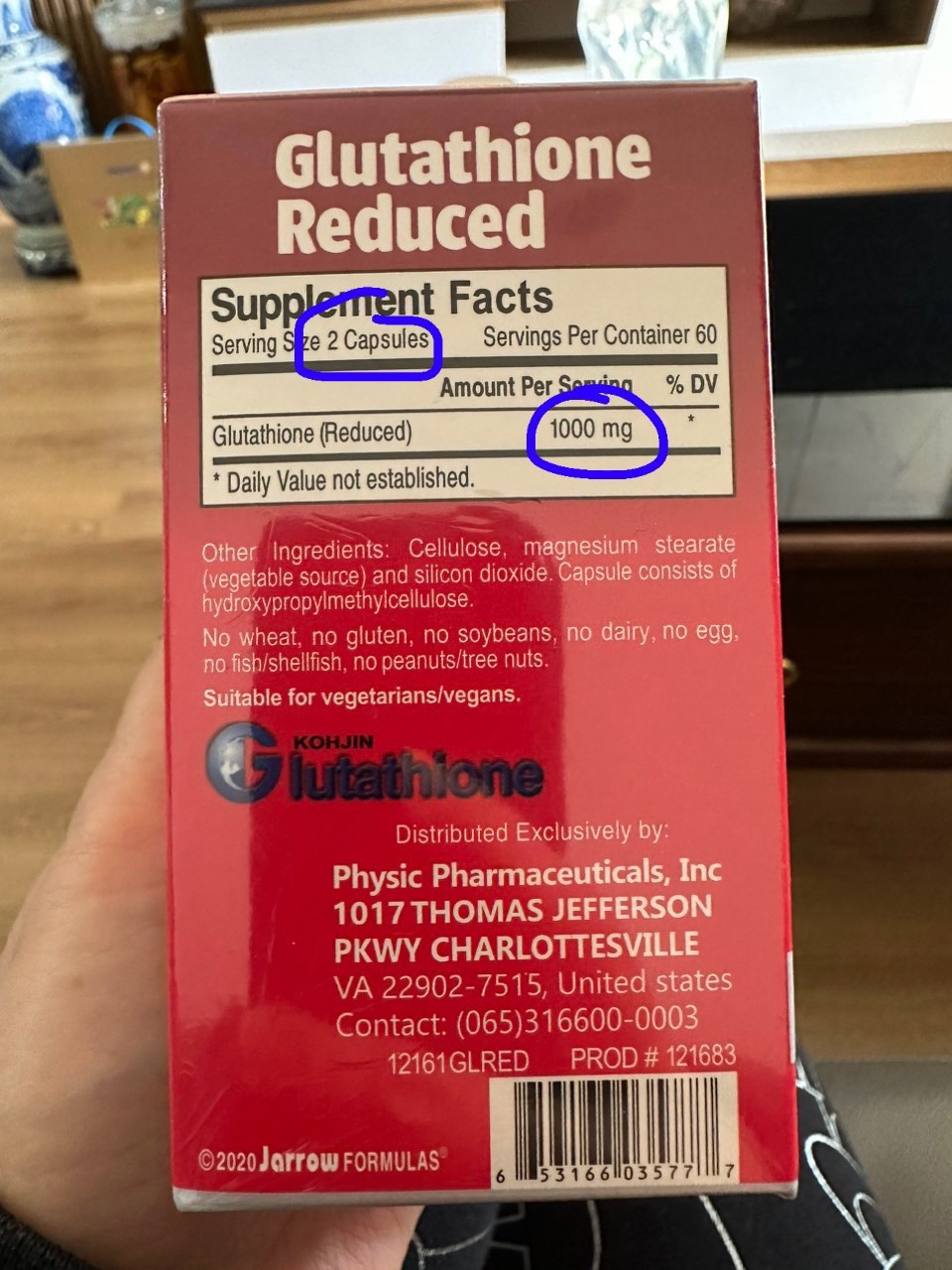 Viên Uống Trắng Da Glutathion 1000mg