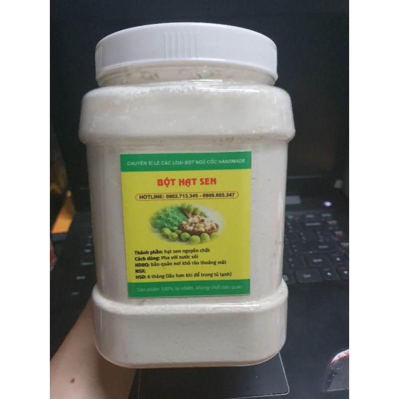 [HCM]Bột Hạt Sen Khô Sen Đồng Tháp Mười (500g/ túi zip)