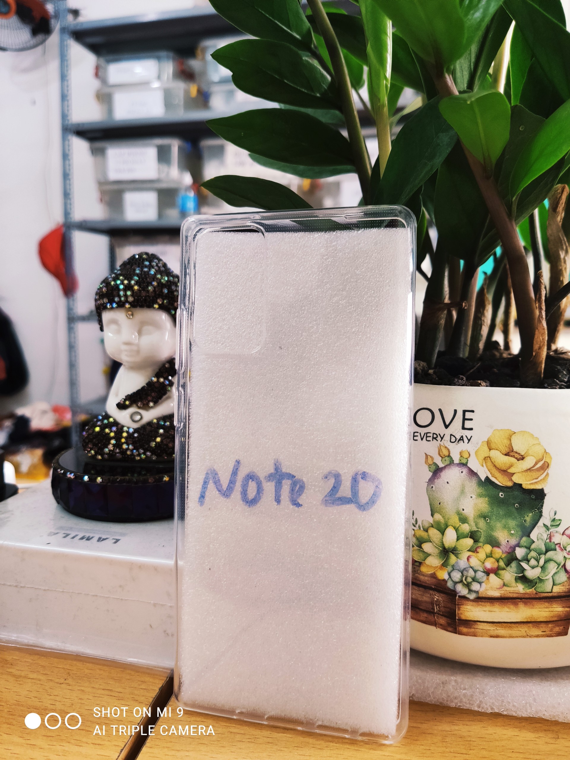 Ốp silicon dẻo trong suốt Galaxy Note 20
