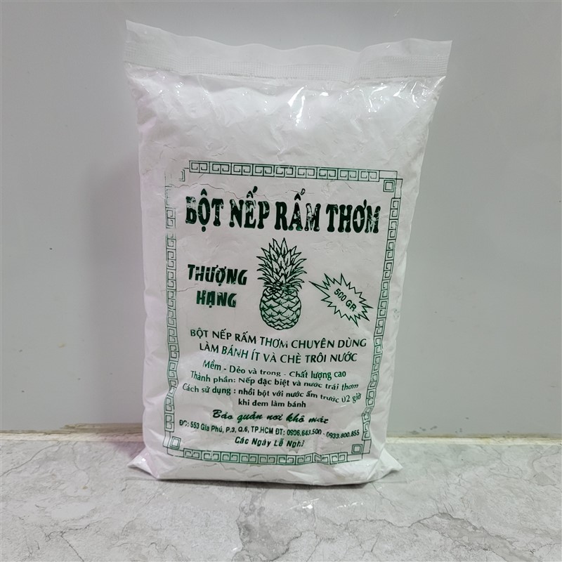 Túi 500gr bột nếp rấm thơm thượng hạng