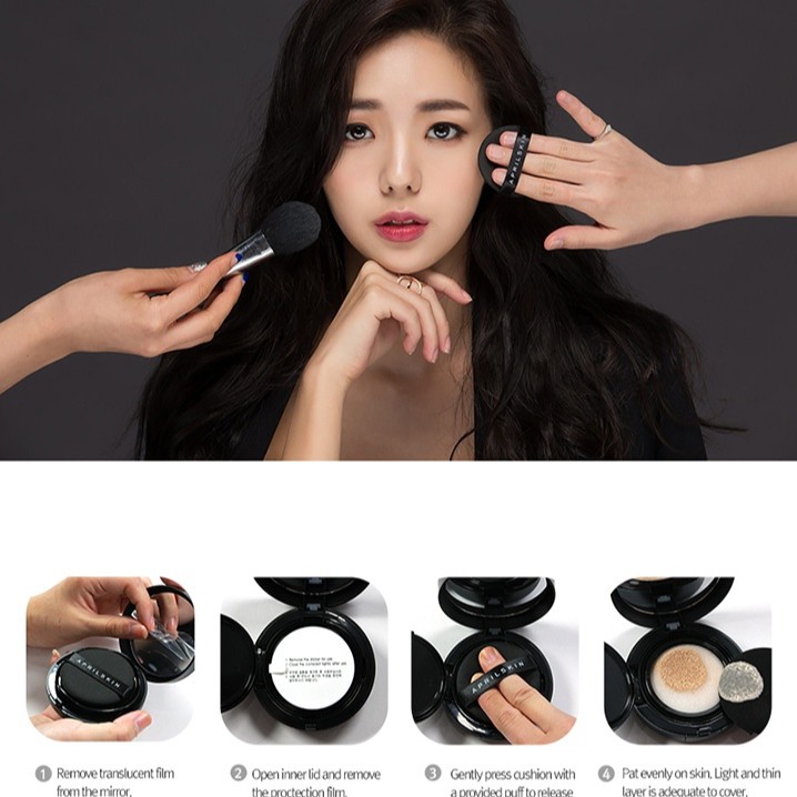 [Mẫu mới 2022] Phấn Nước April Skin Black Magic Snow Cushion Galaxy Edition (15g)