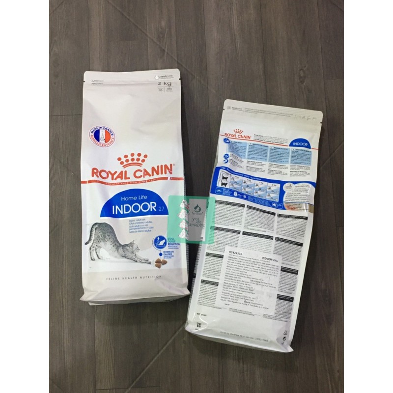 Hạt Royal Canin Indoor 2Kg Cho Mèo Trên 1 Tuổi - Date Xa Túi Hãng