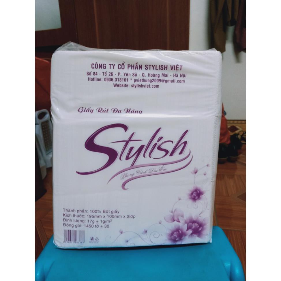 Khăn Giấy Ăn Rút Stylish Việt 1450 Tờ