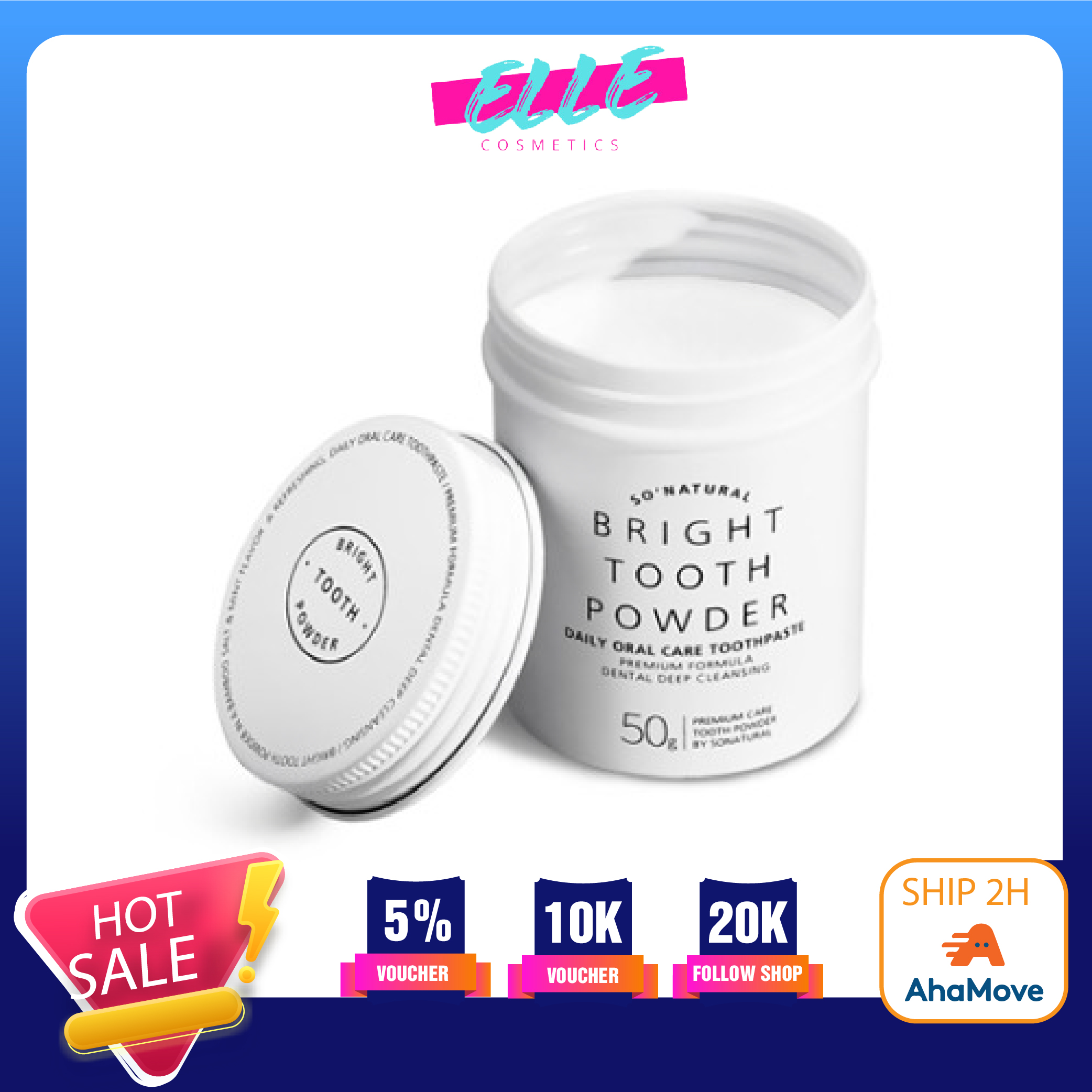 Bột Làm Trắng Răng Bright Tooth Powder 50gr