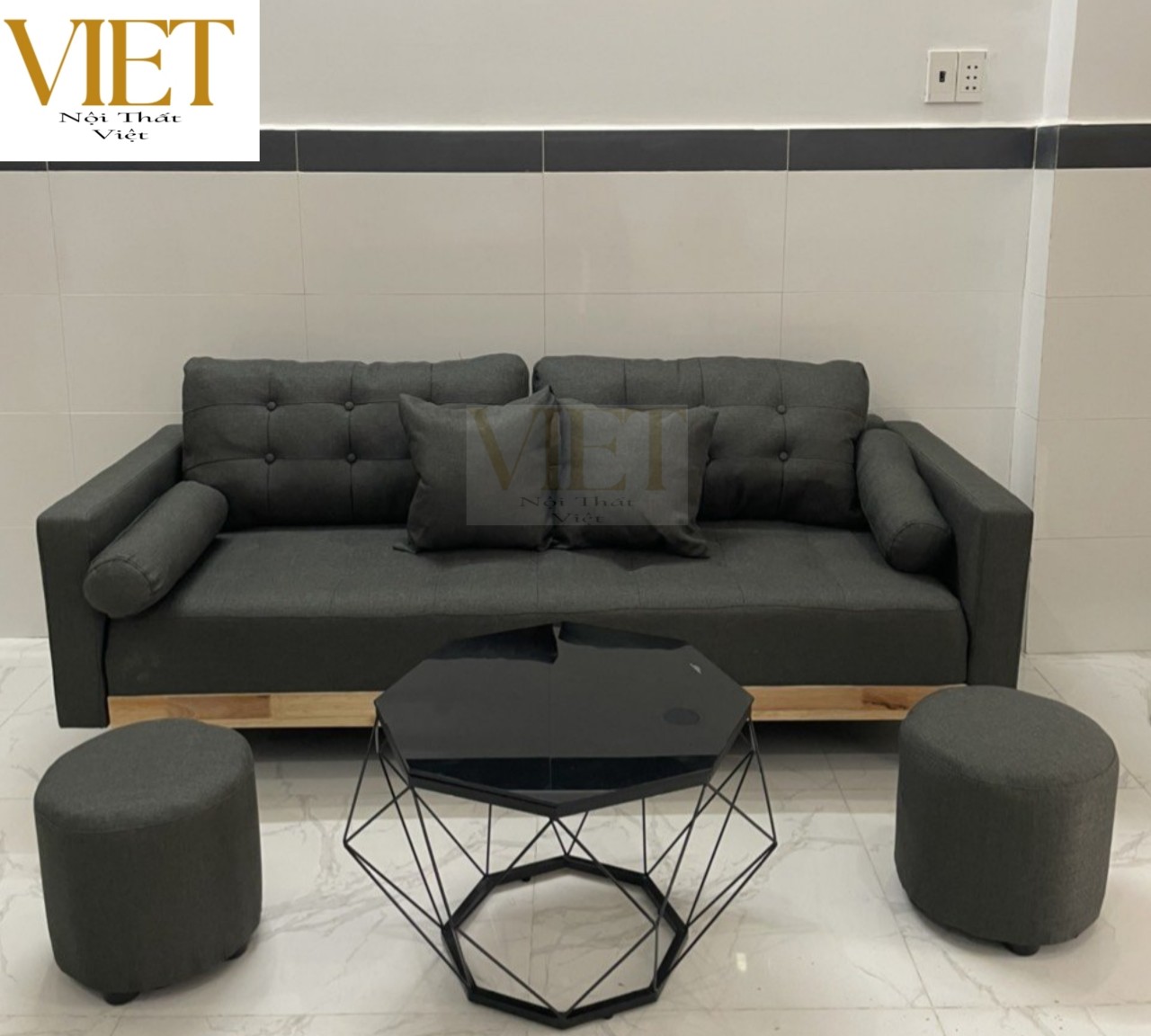 Sofa phòng khách hiện đại, sopha nhập khẩu
