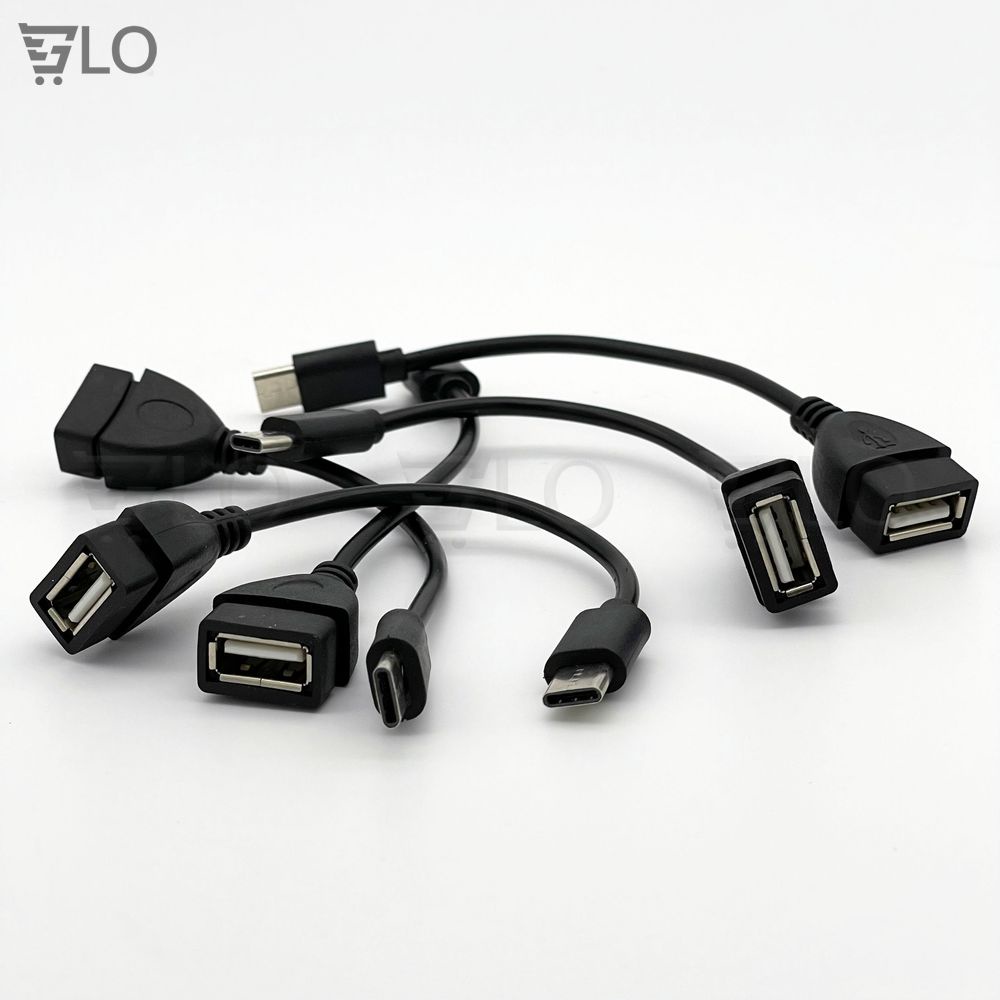 Cáp Chuyển OTG Cổng Type-C Sang USB 10cm