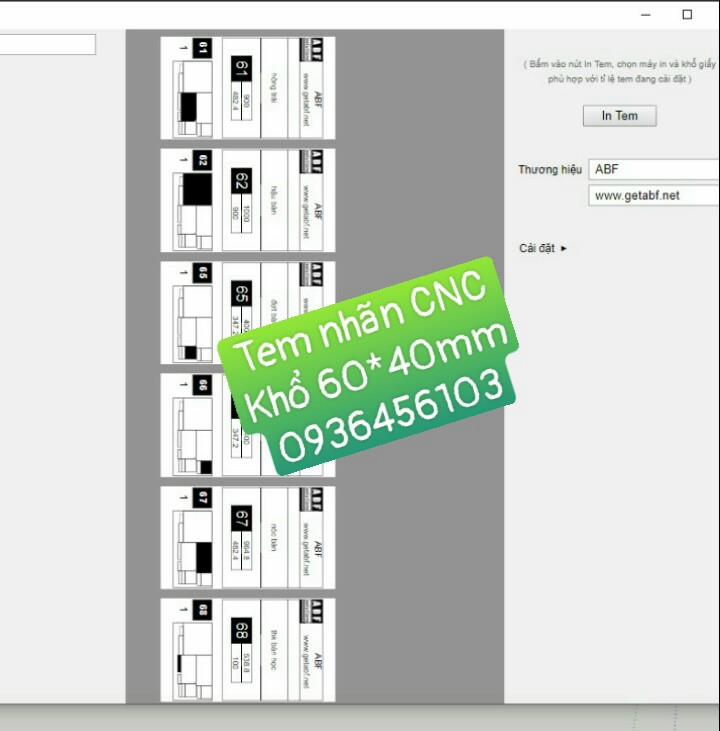 Máy in tem Nội thất, Máy in tem CNC Xprinter XP 350B