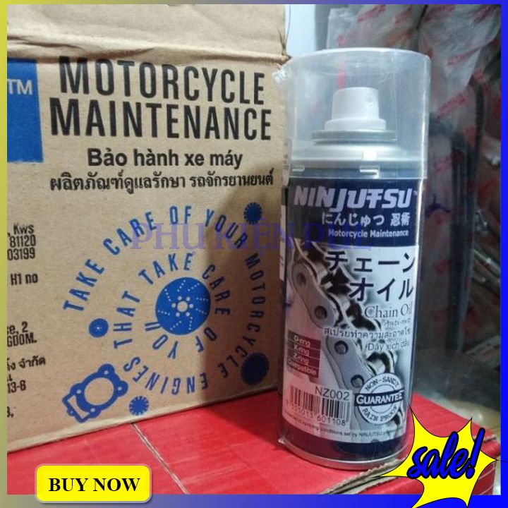 Xịt dưỡng xích sên samurai NZ002 hàng chính hãng