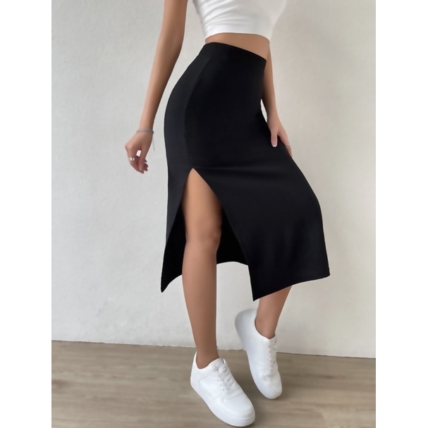 [ SIZE LỚN BIGSIZE 55Kg-100Kg ] CHÂN VÁY LỬNG XẺ TÀ