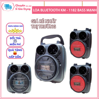 Loa Bluetooth Mini KM - 1182, Bass Mạnh, Có Đèn Led, Âm Thanh Chuẩn thumbnail