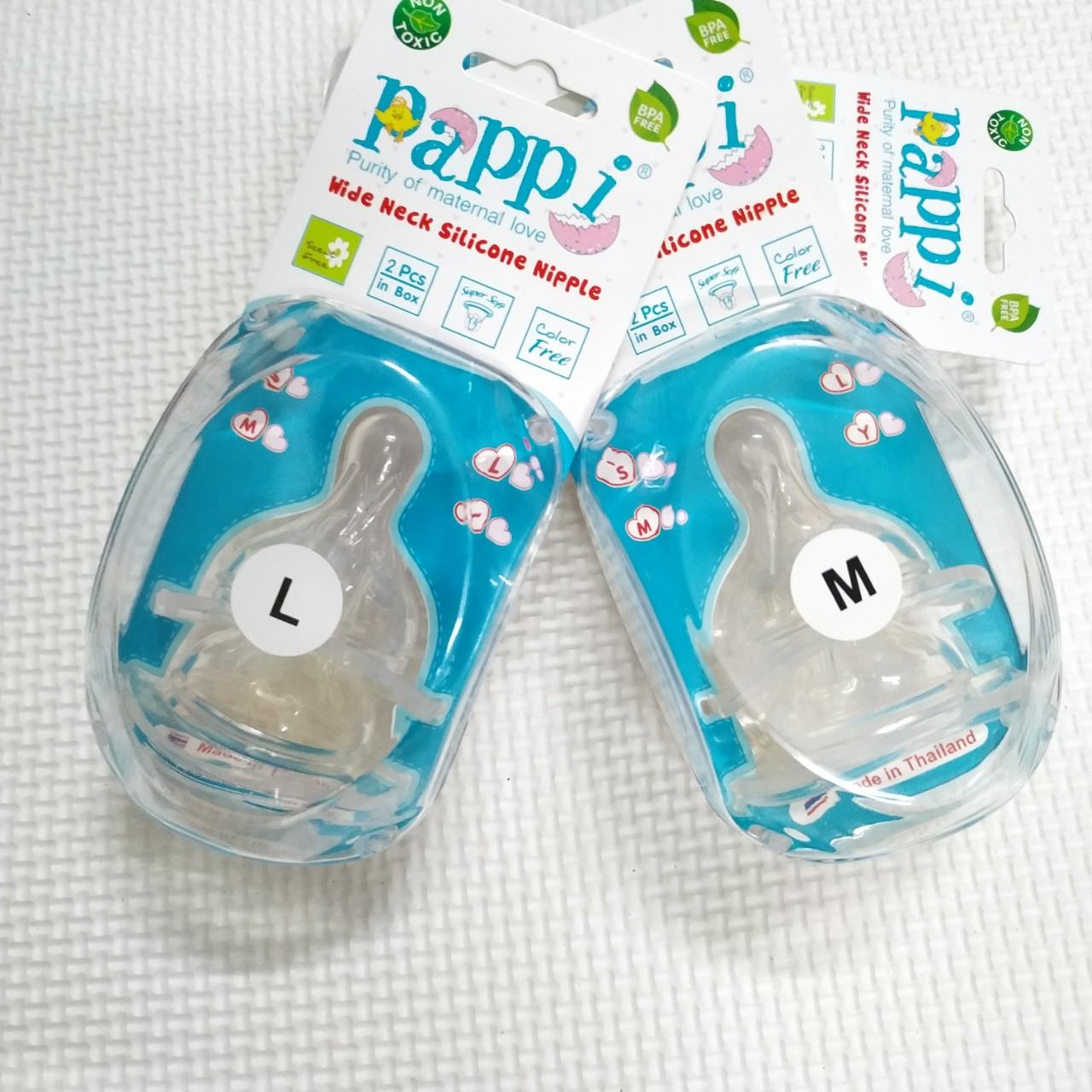 [HCM]Núm Ti Cổ Rộng Siêu Mềm Pappi size S M L