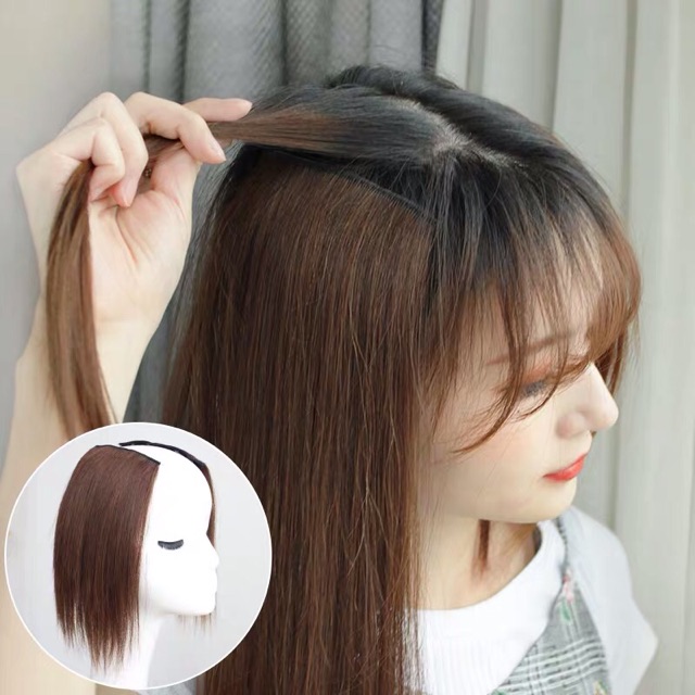 🛍Tóc Kẹp Phồng🛍 Set 2 Kẹp Tóc Giả Làm Phồng Chân Tóc