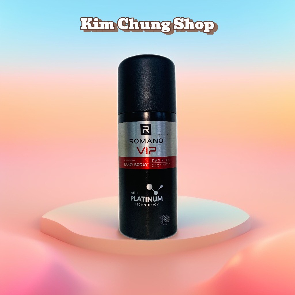 Xịt khử mùi toàn thân Romano 150ml