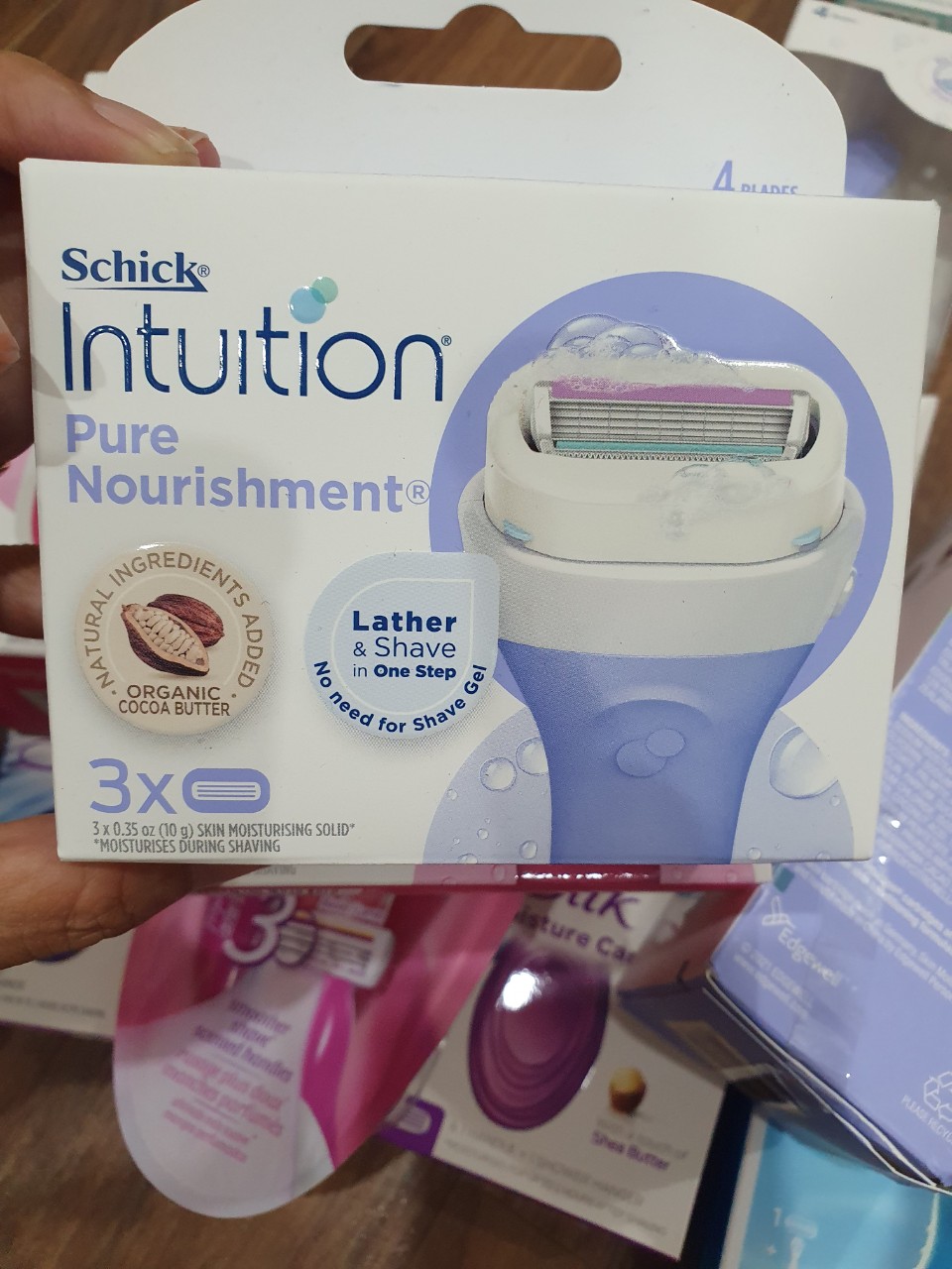 Dao cạo đầu bơ SCHICK Intuition và lưỡi thay thế