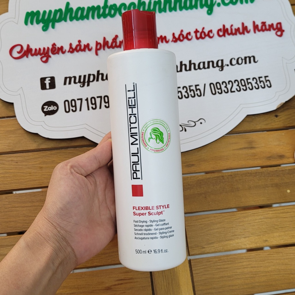 Gel tạo nếp tóc uốn mùi táo xanh paul mitchell super sculpt 250ml - 500ml