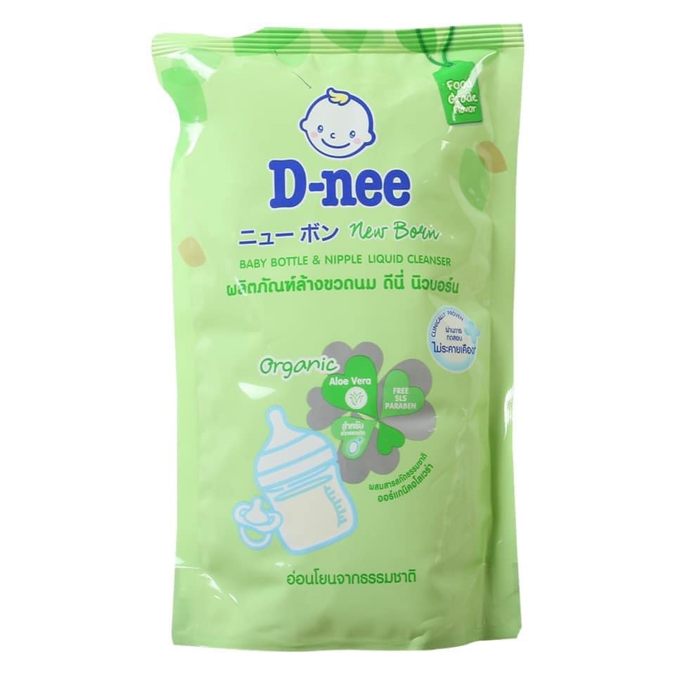 [HCM]Combo 3 túi rửa bình sữa Dnee 600ml
