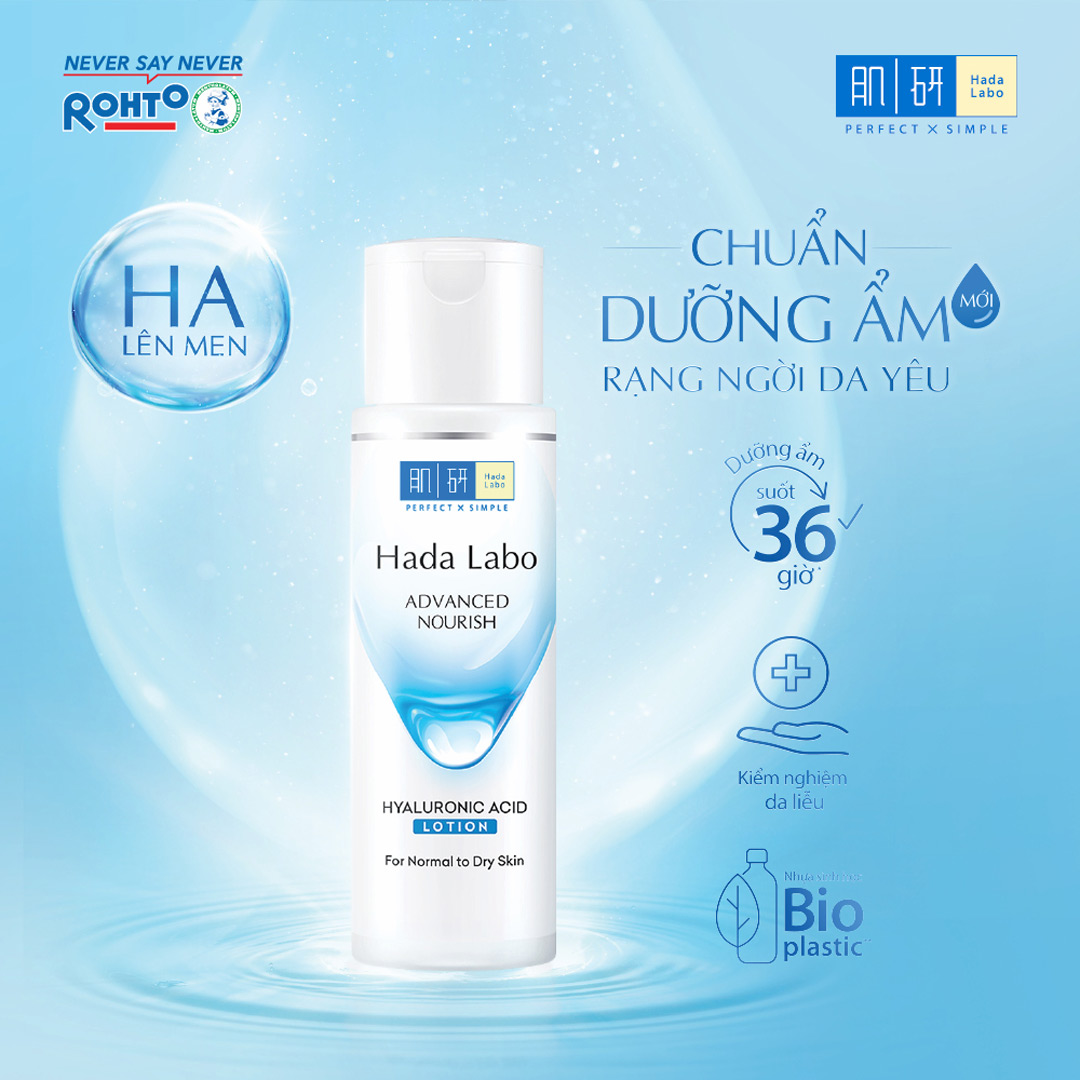 [HCM]Dung dịch Hada Labo DƯỠNG ẨM TỐI ƯU (da thường) 170ml