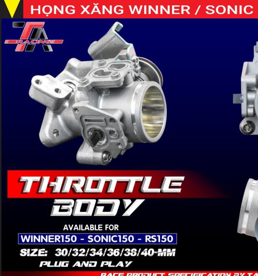 HỌNG XĂNG TA RACING FI WINNER SONIC 150 MẪU MỚI MÀU ĐEN