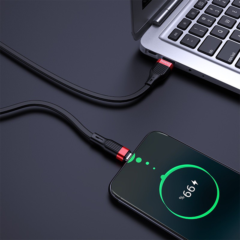 Cáp Sạc Nhanh Cổng Type-C Dây Silicon Hoco U72