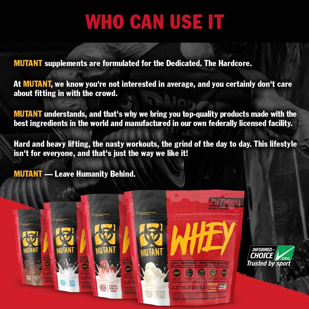 Sữa Tăng Cơ Mutant Whey Protein 5Lbs 2.27kg