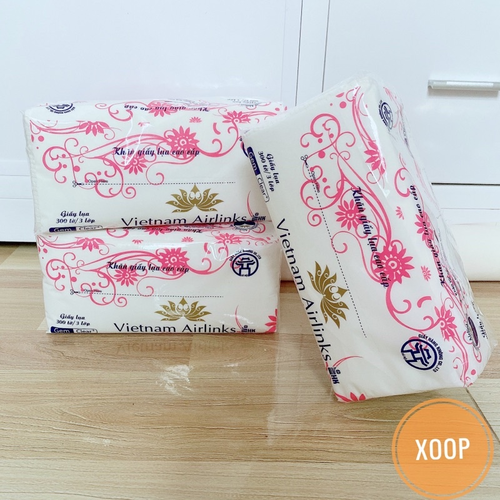 SALE !!! KHĂN GIẤY RÚT LỤA BỊCH 300 TỜ