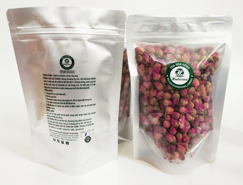 French Rose Tea Zip Bag 100g