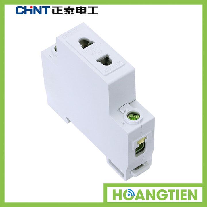 [HCM]Ổ cắm thanh ray 2 chấu CHINT AC30-103