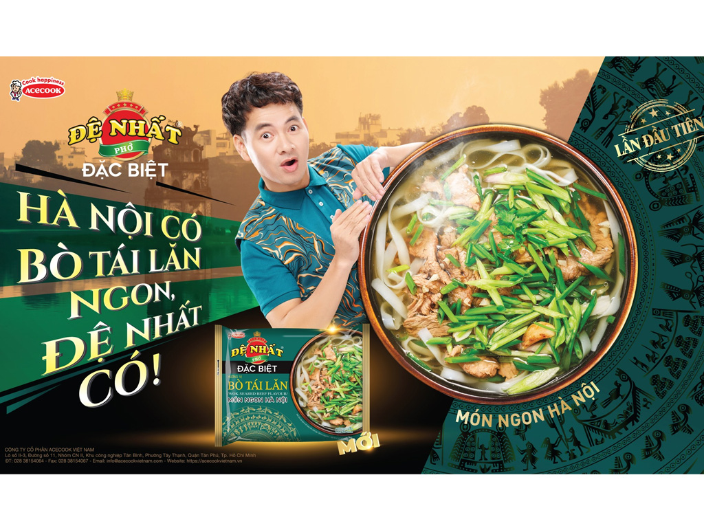 Phở bò tái lăn Đệ Nhất gói 68g