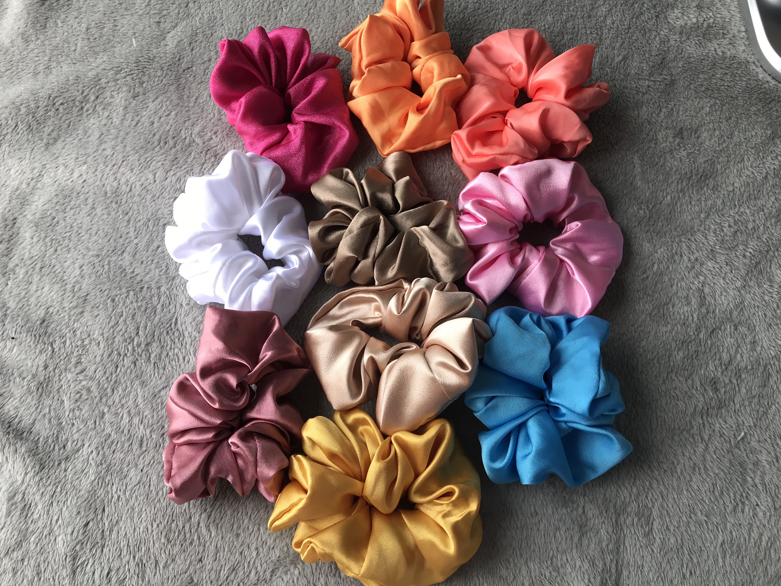 [HCM]Dây Cột Tóc Vải Scrunchies Voan Xinh Xắn
