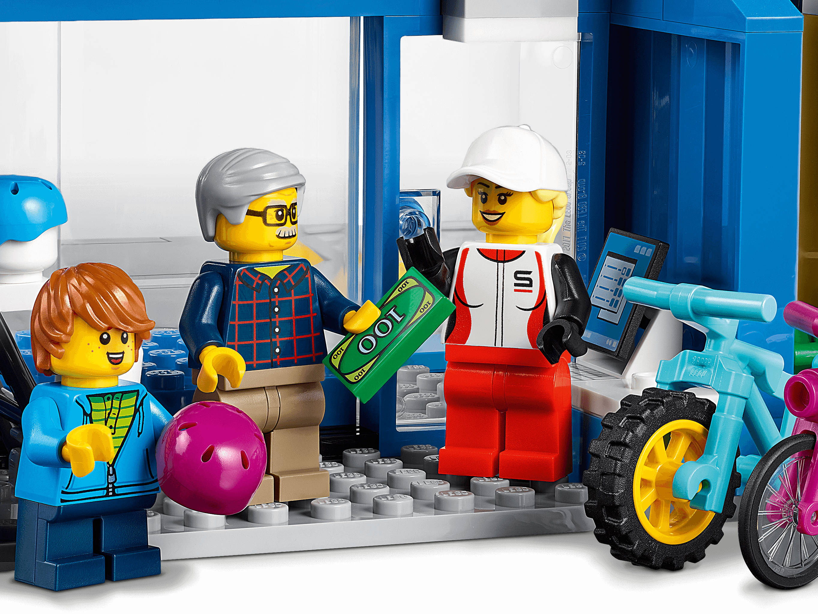 [HAPPY BRICKS] LEGO  CITY - 60306 - SHOPPING STREET - PHỐ MUA SẮM