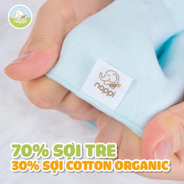 Khăn sữa Nappi chính hãng ( hộp 6 khăn)