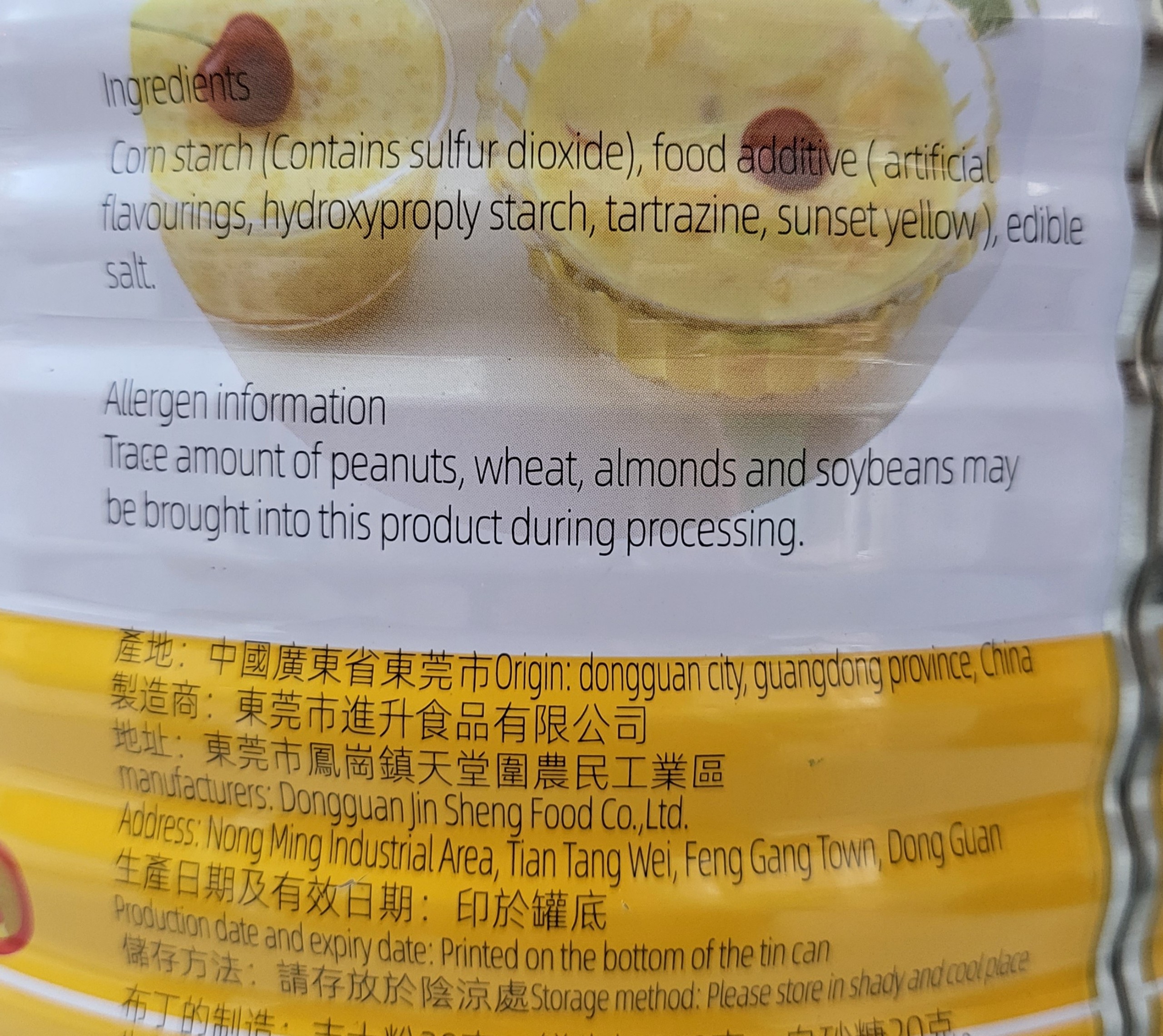 [HỘP LỚN 3.5kg] BỘT TRỨNG SỮA (Bột bắp hiệu Sư Tử) [China] LION Custard Powder (euf)