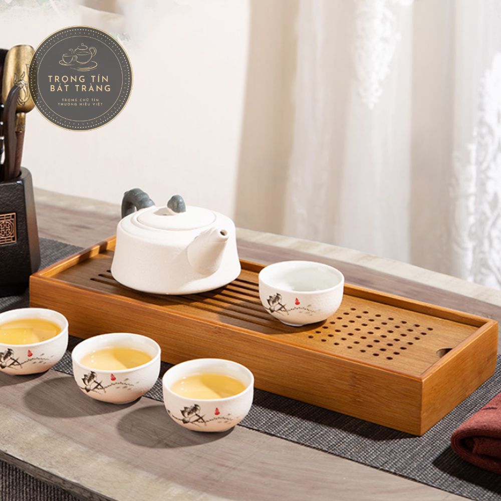 Khay trà đạo chất liệu tre cao cấp