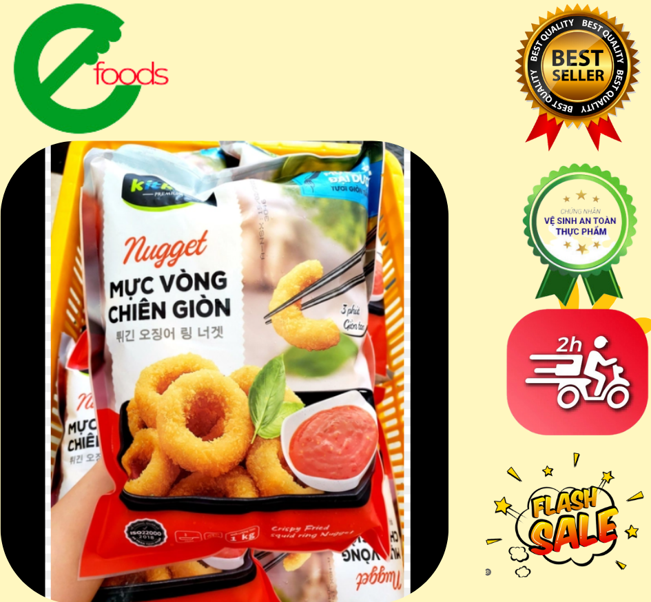 Mực Ống Tẩm Bột Chiên Dòn 1KG(Chọn Giao Hàng 2h giúp shop nha)