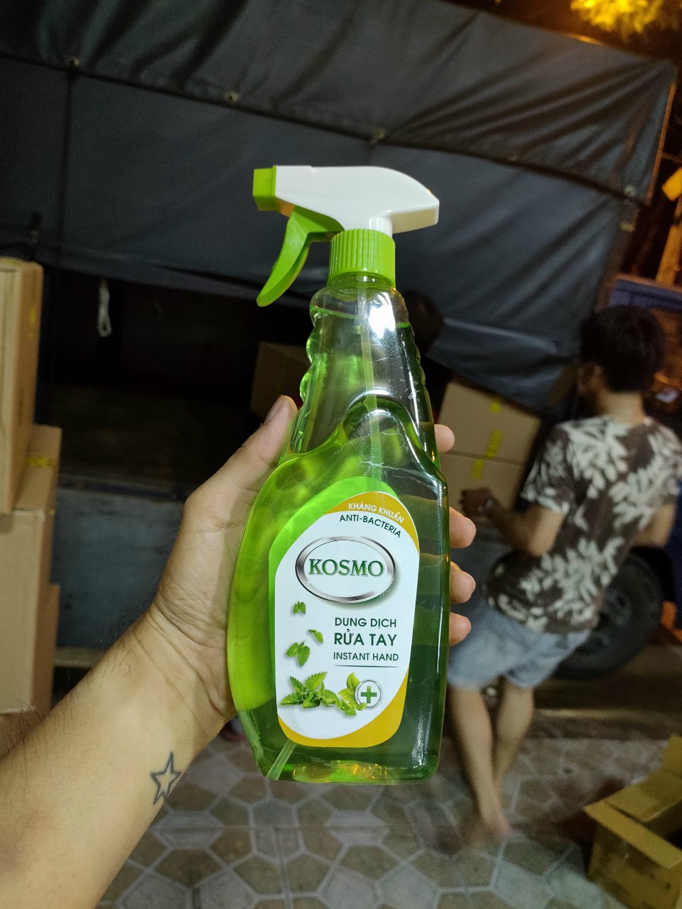 [HCM]combo 10 chai 500ml sát khuẩn màu trắng  happicare