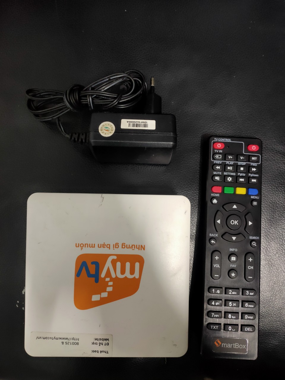 Smartbox 2 MyTV Android Setop box. Chip set: Amlogic s805 90%