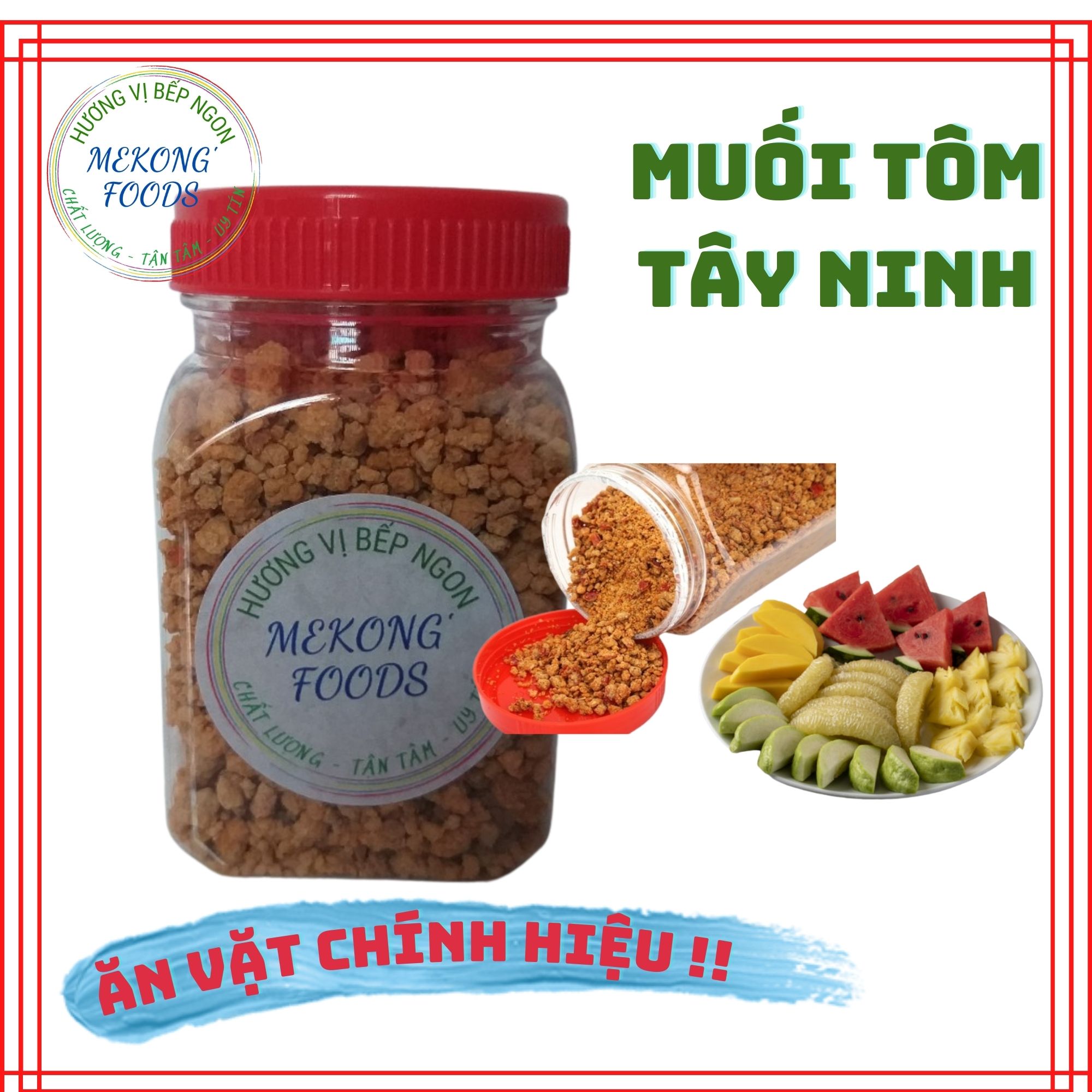 Muối Tôm Tây Ninh hủ 500gr Siêu Ngon