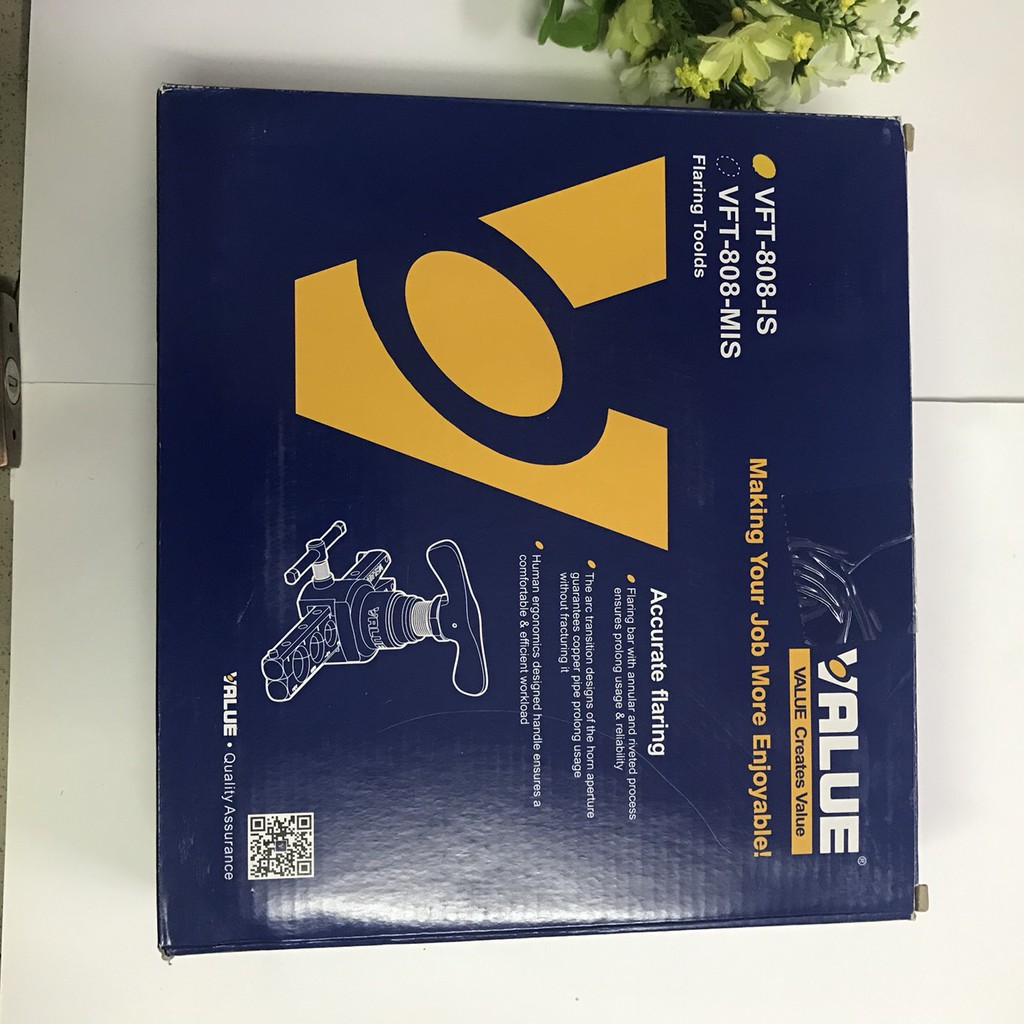 BỘ LÃ ỐNG ĐỒNG VALUE VFT-808-IS (CÓ DAO)