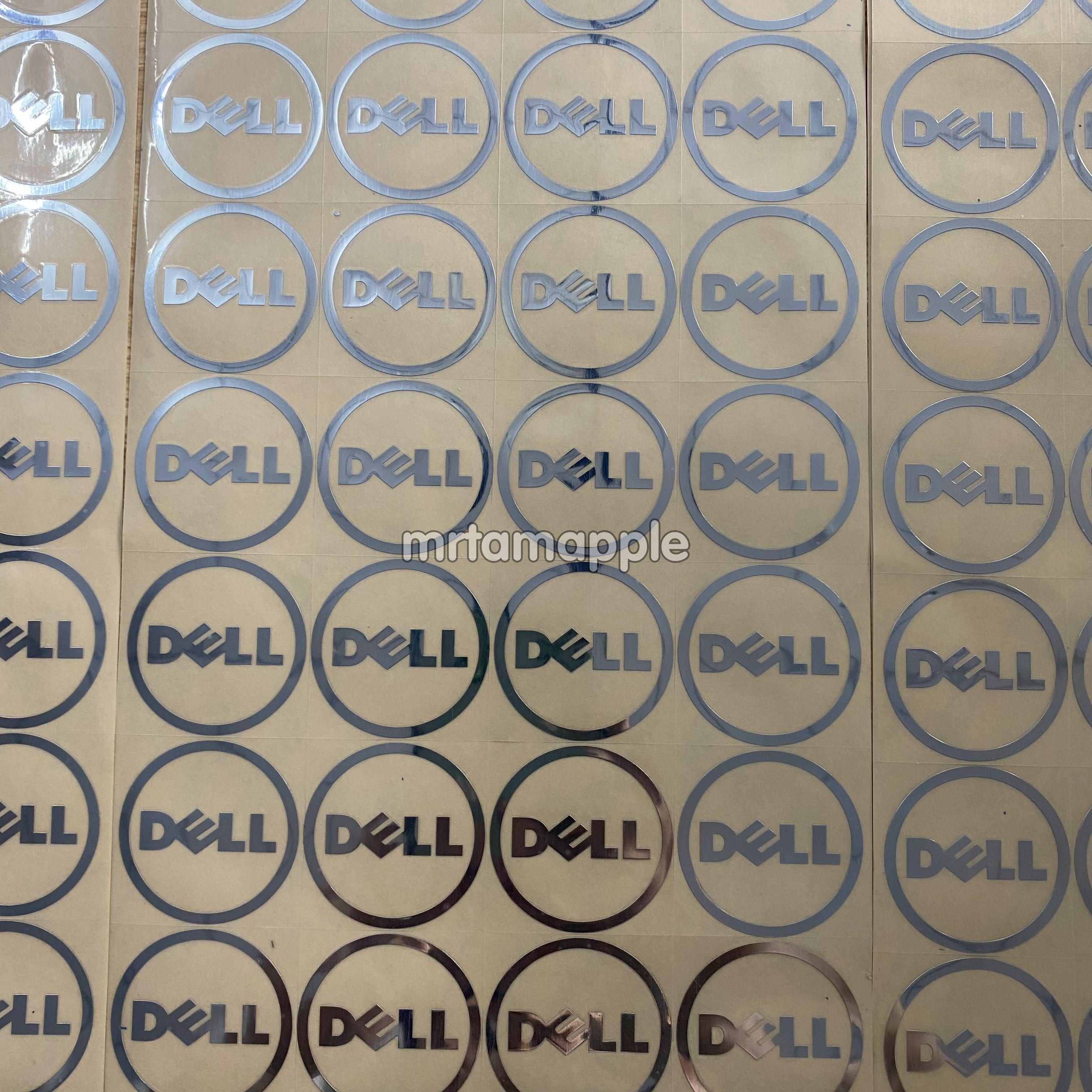 TEM DÁN STICKER LOGO DELL (BẠC, ĐEN) TRANG TRÍ MÁY TÍNH LAPTOP