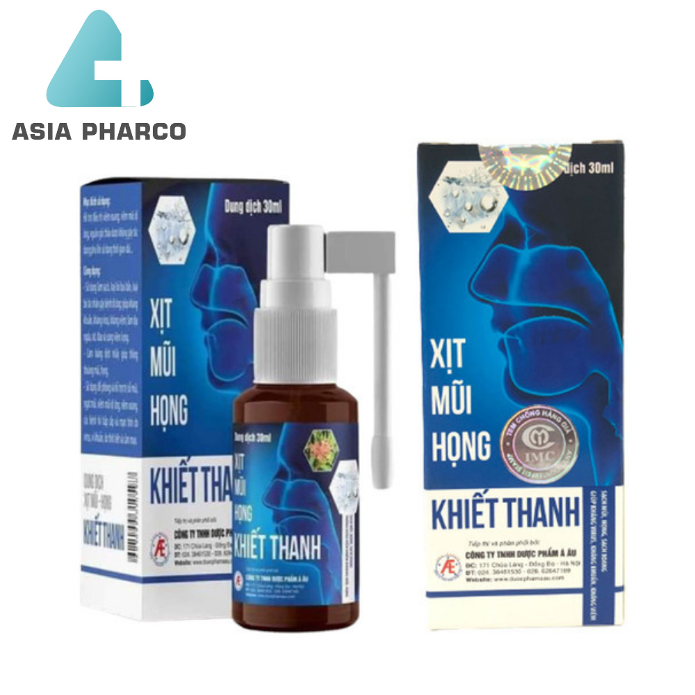 Xịt mũi họng Khiết Thanh - Sạch mũi họng, sạch xoang.