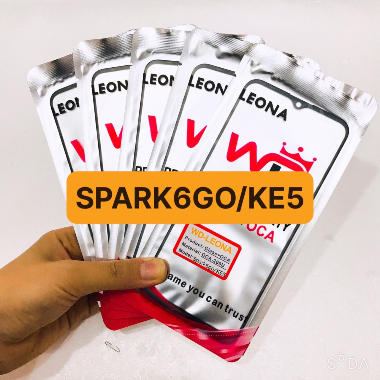 Cặp 2 kính / mặt kính Tecno Spark 9 / Spark 9T / Spark 6 go/KE5 [kính ép]