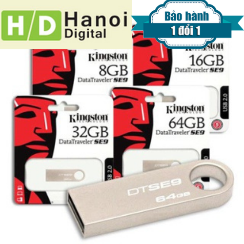 USB 2.0 Kingston SE9 8Gb Tốc Độ Cao NTFS/ Fat32/ exFAT
